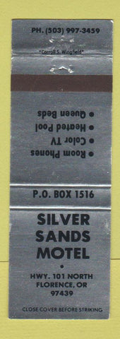 Matchbook Cover - Silver Sands Motel Florence OR
