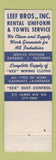 Matchbook Cover - Kex Leef Bros Callaway Mills Towel Minneapolis MN