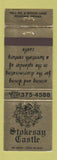Matchbook Cover - Stokesay Castle Reading PA
