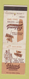 Matchbook Cover - Eklund Clothing Men's Minneapolis MN WORN