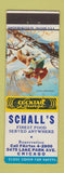 Matchbook Cover - Schall's Restaurant Chicago IL