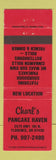 Matchbook Cover - Charl's Pancake Haven Florence OR