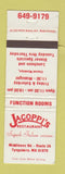 Matchbook Cover - Jacoppi's Restaurant Tyngsboro MA