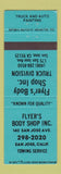 Matchbook Cover - Flyer's Body Shop San Jose CA