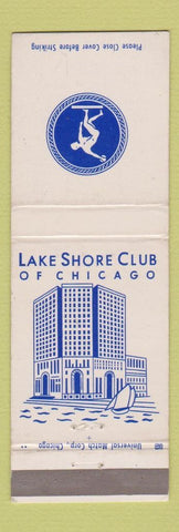 Matchbook Cover - Lake Shore Club of Chicago IL