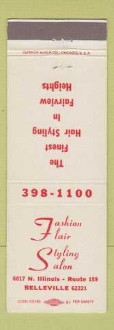 Matchbook Cover - Fashion Flair Styling Salon Belleville IL