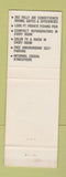 Matchbook Cover - Newport Resort Motel 7 Seas Miami Beach FL girlie