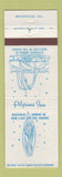 Matchbook Cover - Pilgrim's Inn National Shire of our Lady Belleville IL