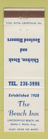 Matchbook Cover - The Beach Inn Lincolnville Beach ME #1