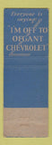 Matchbook Cover - Ofgant Chevrolet Cambridge MA WORN