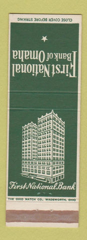 Matchbook Cover - First National Bank Omaha NE