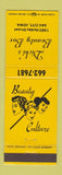 Matchbook Cover - Dicki's Beauty Box Sac City IA salon
