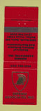 Matchbook Cover - Defense Associates Military Ordnance Dallas TX