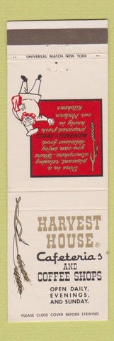 Matchbook Cover - Harvest House Cafeterias CHAIN WEAR