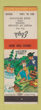 Matchbook Cover - Eby's Leather Goods Shoe Repair Boise ID hillbilly SAMPLE
