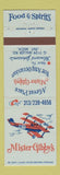 Matchbook Cover - Mister Gibby's Restaurant Flint MI WEAR