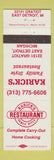 Matchbook Cover - Karick's Family Style Restaurant East Detroit MI