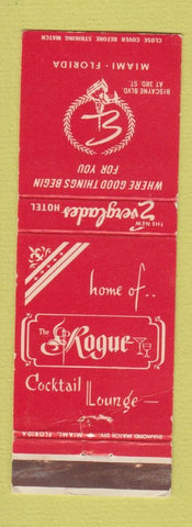 Matchbook Cover - Everglades Hotel Miami FL