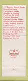 Matchbook Cover - Kingsley Inn Bloomfield Hills MI