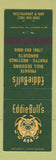 Matchbook Cover - Eddie Bull's Restaurant Bar
