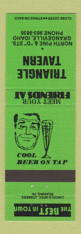 Matchbook Cover - Triangle Tavern Grangeville ID