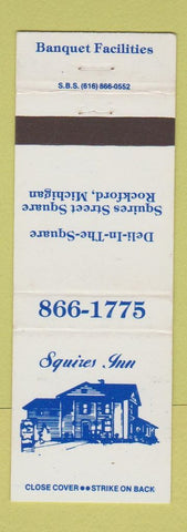 Matchbook Cover - Squires Inn Rockford MI