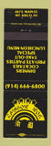 Matchbook Cover - Rainbow Wok Mount Kisco NY