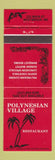 Matchbook Cover - Polynesian Village Restaurant Westbrook ME