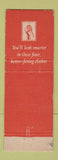 Matchbook Cover - Hickey Freeman's Clothes Webb's Clearwater FL Utica NY WEAR