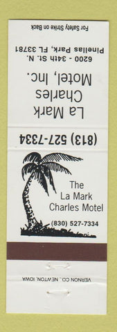 Matchbook Cover - La Mark Charles Motel Pinellas Park FL