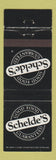 Matchbook Cover - Schelde's Grand Rapids Petoskey Traverse City MI