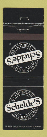 Matchbook Cover - Schelde's Grand Rapids Petoskey Traverse City MI