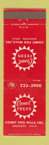 Matchbook Cover - Comet Feeds Ardmore OK