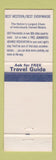 Matchbook Cover - Pioneer Motor Inn Escanaba MI Best Western