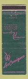 Matchbook Cover - Les Comiques Hollywood Plaza Hotel CA