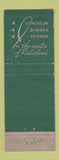 Matchbook Cover - Les Comiques Hollywood Plaza Hotel CA