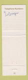 Matchbook Cover - Hard Rock Cafe Los Angeles CA