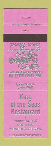 Matchbook Cover - King of the Seas Restaurant Newport OR