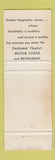 Matchbook Cover - Parkway Chalet Motor Lodge Restaurant Winston Salem NC WEAR