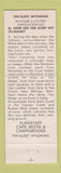 Matchbook Cover - Flagstaff Cafe Motel Campground Ten Sleep WY