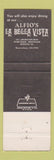 Matchbook Cover - Alfio's La Trattoria Washington DC
