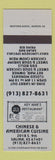 Matchbook Cover - Key Mar's Restaurant Chinese Salina KS