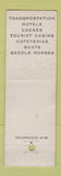Matchbook Cover - Yellowstone Park Company WEAR
