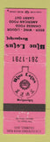 Matchbook Cover - Blue Lotus Restaurant Chinese Columbus OH WEAR