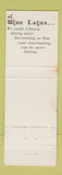 Matchbook Cover - Blue Lotus Restaurant Chinese Columbus OH WEAR