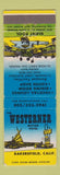 Matchbook Cover - Western Motor Hotel Bakersfield CA