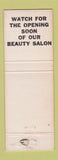 Matchbook Cover - Traveler's Rest Motel Cabins Coffee Shop Hampton Falls NH WEAR