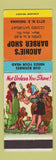 Matchbook Cover - Archie's Barber Shop hillbilly