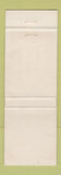 Matchbook Cover - Stowe VT Skiing WORN