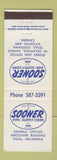 Matchbook Cover - Sooner Pipe Supply Corp Tulsa OK